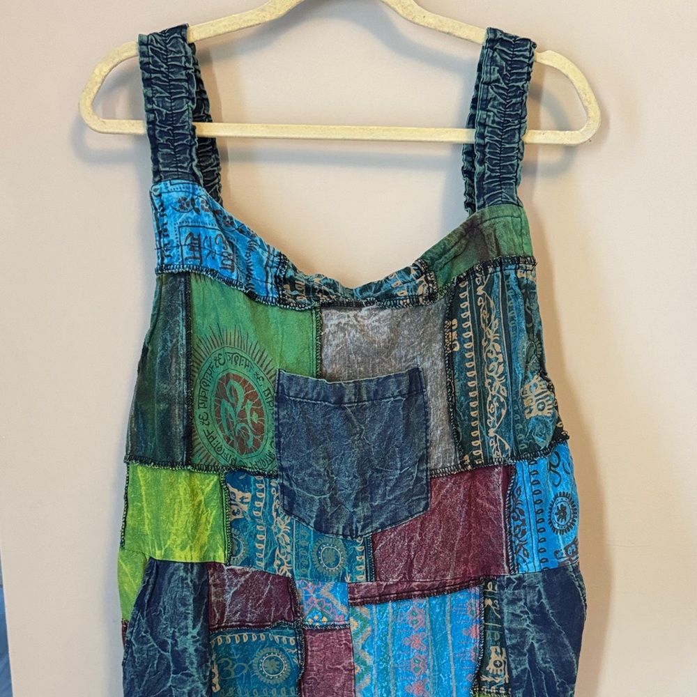 AFRICWAY Patchwork Jumpsuit - Picture 2 of 10